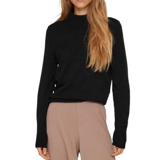 Pull Noir Femme Vila Viril 14074306 pas cher