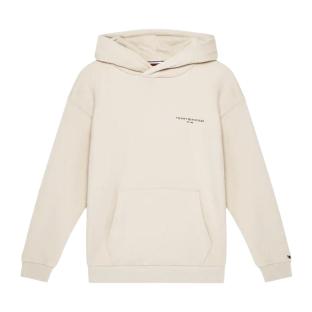 Sweat Écru Garçon Tommy Hilfiger Mini Corp Hoodie pas cher