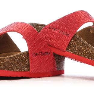 Tongs Rouges Femme Chattawak ZELDA vue 7