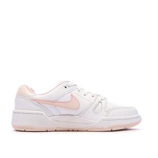 Baskets Blanc/Rose Garçon Nike Full Force Lo vue 2