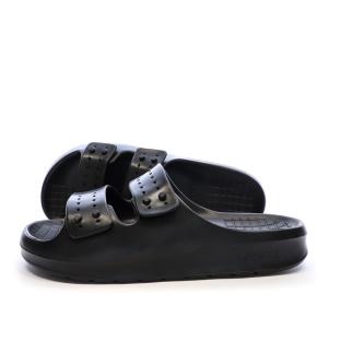 Claquettes Noir Homme Lacoste Strap CMA vue 0