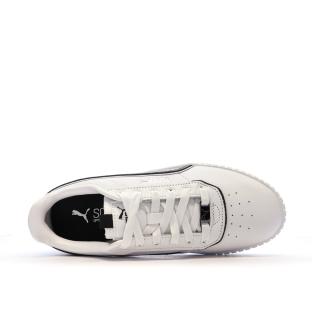 Baskets Blanches/Noires Femme Puma Carina 2.0 vue 4