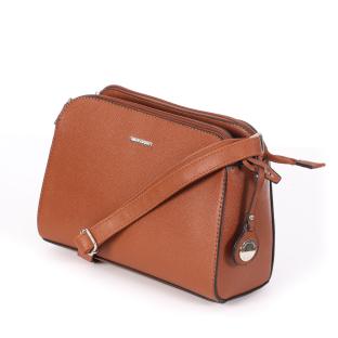 Sac à Bandoulière Camel Femme Manoukian OLIVIA vue 0