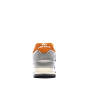 ML574 Baskets Gris/Orange Garçon New Balance vue 0