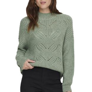 Pull Vert Femme Only Rubine pas cher
