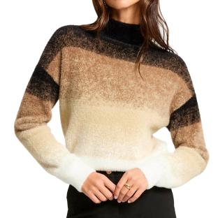 Pull Marron Femme Morgan MDYE pas cher