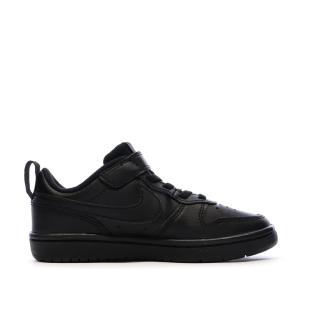 Baskets Noir Garçon Nike Court Borough Low Recraf vue 2