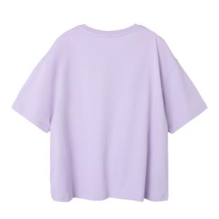 T-shirt Violet Fille Name it Wednesday vue 2
