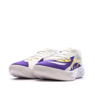 Chaussures de Basketball Blanches Homme Puma All-pro Nitro vue 0