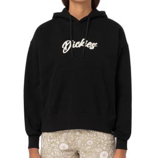 Sweat à Capuche Noir Femme Dickies Mayetta pas cher