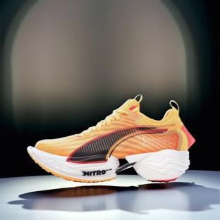 Chaussures de Running Orange Femme Nitro Puma Fast-r Nitro Elite 2 Fire vue 8