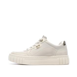 Baskets Beige Femme Marco Tozzi Cream vue 0