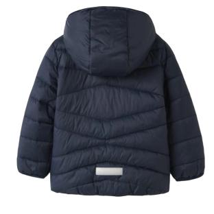 Doudoune Marine/Rose Fille Name it Marble vue 0