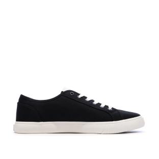 Baskets Noir/Blanc Homme Calvin Klein Jeans Ess Vulc Low vue 2