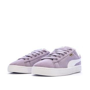 Baskets Violettes Fille Puma Suede Xl vue 6