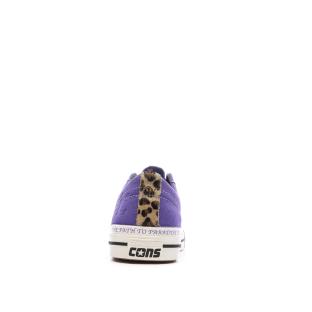 Baskets Violettes Homme Converse One Star Pro vue 3