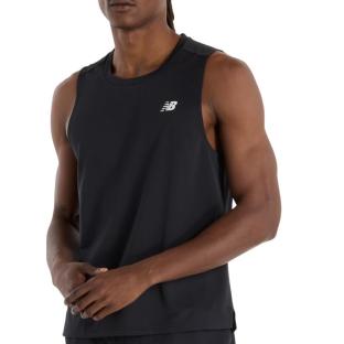 Débardeur Noir Homme New Balance Sport Tank vue 0