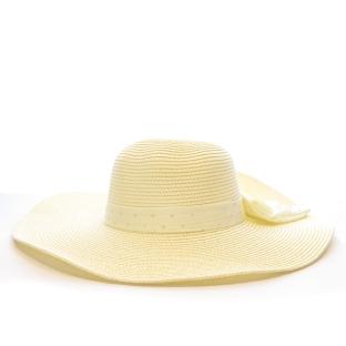 Chapeaux Blanc Femme Via Lorenzo Capeline Ivoire vue 0
