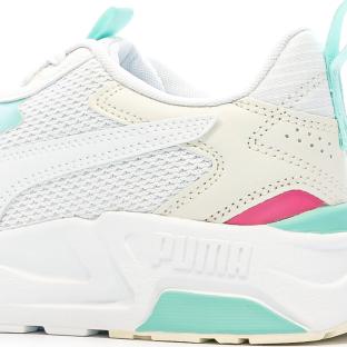 Baskets Blanches/Bleu/Rose Homme Puma Trinity Lite vue 0