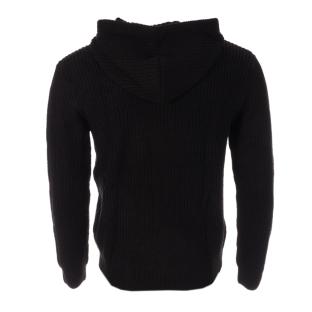 Pull Noir Homme Paname Brothers 1013 vue 2