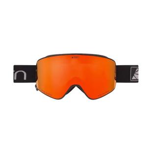 Masque de Ski Noir/Orange Mixte Cairn Polaris Clx3z +1 Mat vue 2