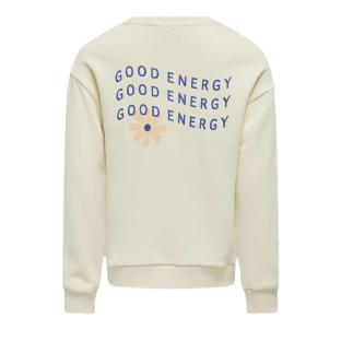 Sweat Beige Fille Kids ONLY Koglovely vue 2