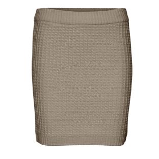 Jupe en Maille Beige Femme Vero Moda Omega pas cher