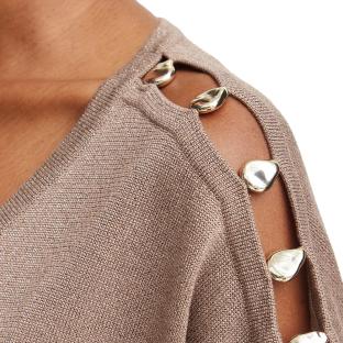 Pull Taupe Femme Morgan MRINGO vue 0