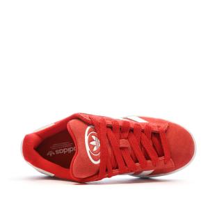 Baskets Rouges Femme Adidas Campus vue 4