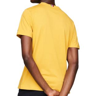 T-shirt Jaune Homme Tommy Hilfiger Global vue 2