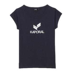 T-shirt Marine Fille Kaporal Facee pas cher