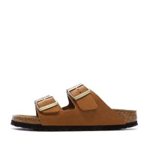 Sandales Brun clair Mixte Birkenstock Arizona vue 0