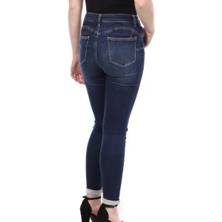 Jeans Bleu Skinny Femme Monday Premium Push Up vue 2