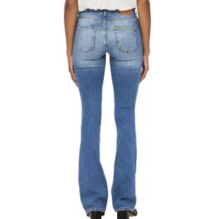 Jean Flared Bleu Clair Femme Only Blush Mid Flared vue 2