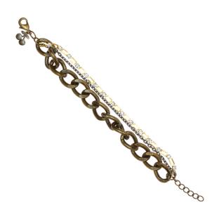 Bracelet chaîne Bronze Femme Le Temps des Cerises pas cher
