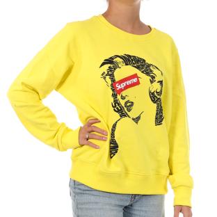 Sweat Jaune Femme Supreme Grip Marylin pas cher