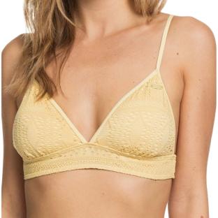 Haut De Bikini Triangle Jaune Femme Roxy Sweet Wildness pas cher