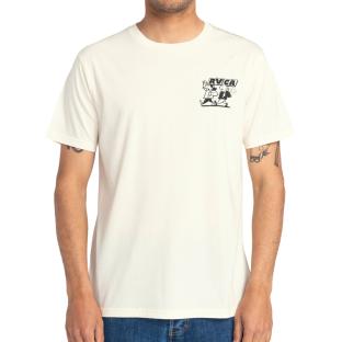 T-shirt Beige Homme RVCA Road To Ruin pas cher