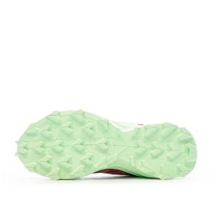 Chaussures de trail Rouge/Vert Femme Salomon Sagacross vue 5