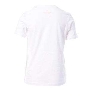 T-shirt Blanc Garçon Jack and Jones Tech vue 2