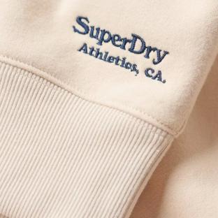 Sweat Beige Femme Superdry Essential Logo vue 2