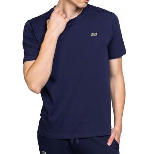 T-shirt Marine Homme Lacoste TH7618 pas cher