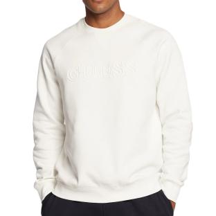 Pull Blanc Homme Guess Aldwin pas cher
