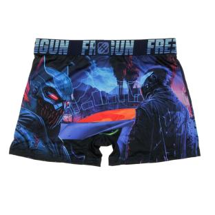 Boxer Marine/Bleu à Imprimés Homme Freegun CYB pas cher