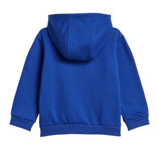 Ensemble de survêtement Bleu/Gris Garçon Adidas 3s Fz Fl vue 0
