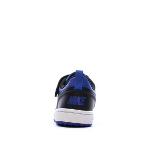 Baskets Noir/Bleu Garçon Nike Court Borough Low vue 6