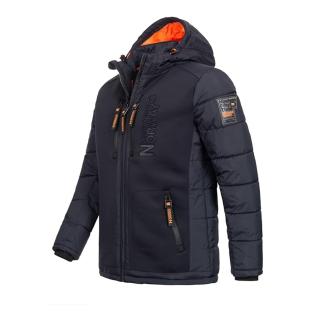 Doudoune Marine/Noire Homme Geographical Norway Beachwood WR813H vue 3