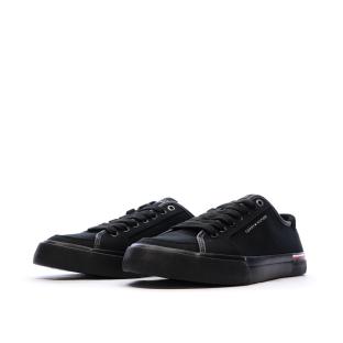 Baskets Noires Homme Tommy Hilfiger Core Corporate Vulcs vue 6