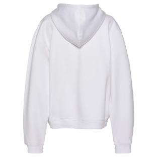 Sweat Blanc Femme Schott SWHBRODEDW vue 0
