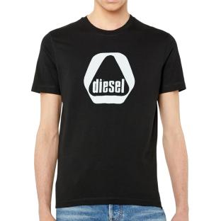 T-shirt Noir Homme Diesel Diegor81E pas cher